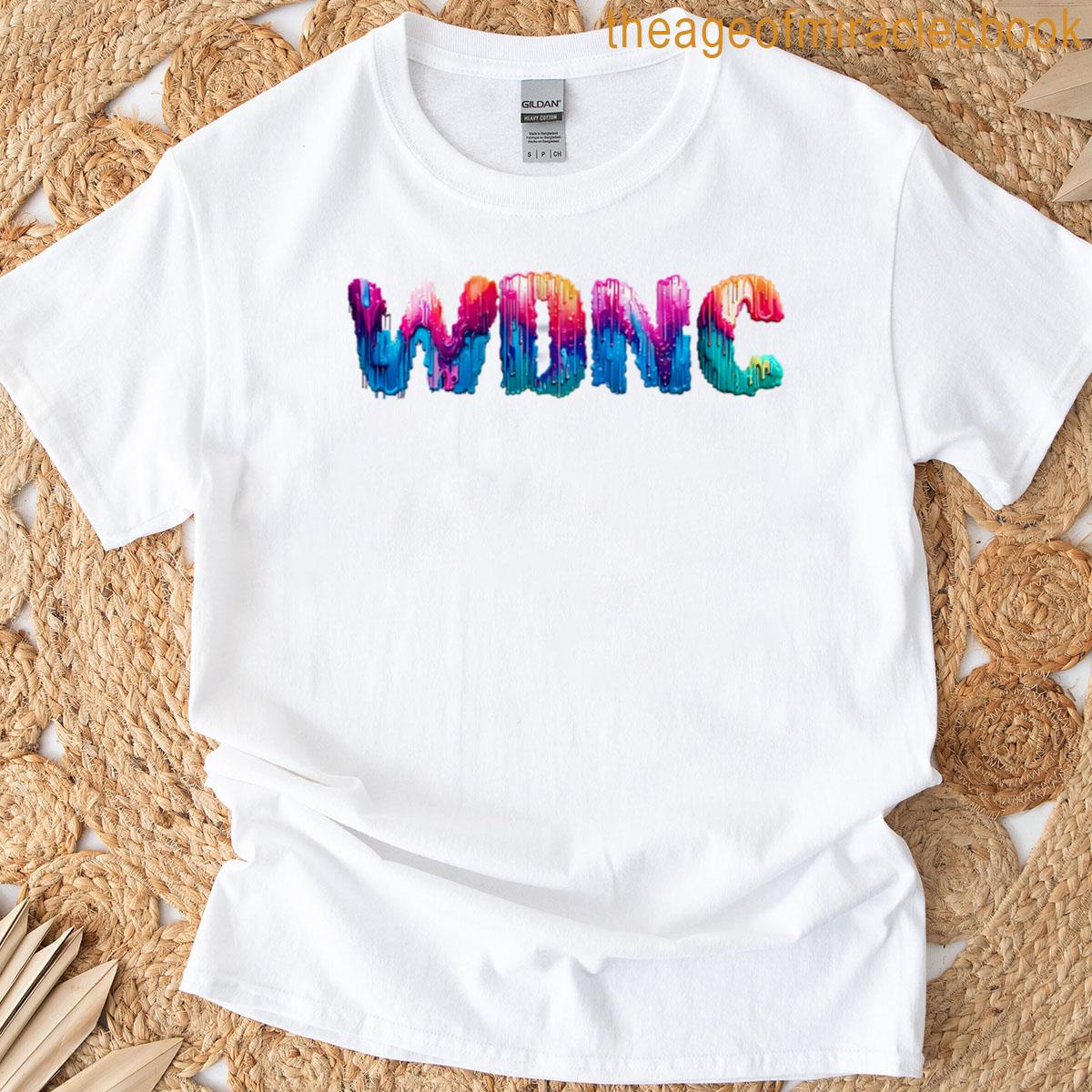 Dripping Paint Wdnc We Do Not Care Oversized T-shirt