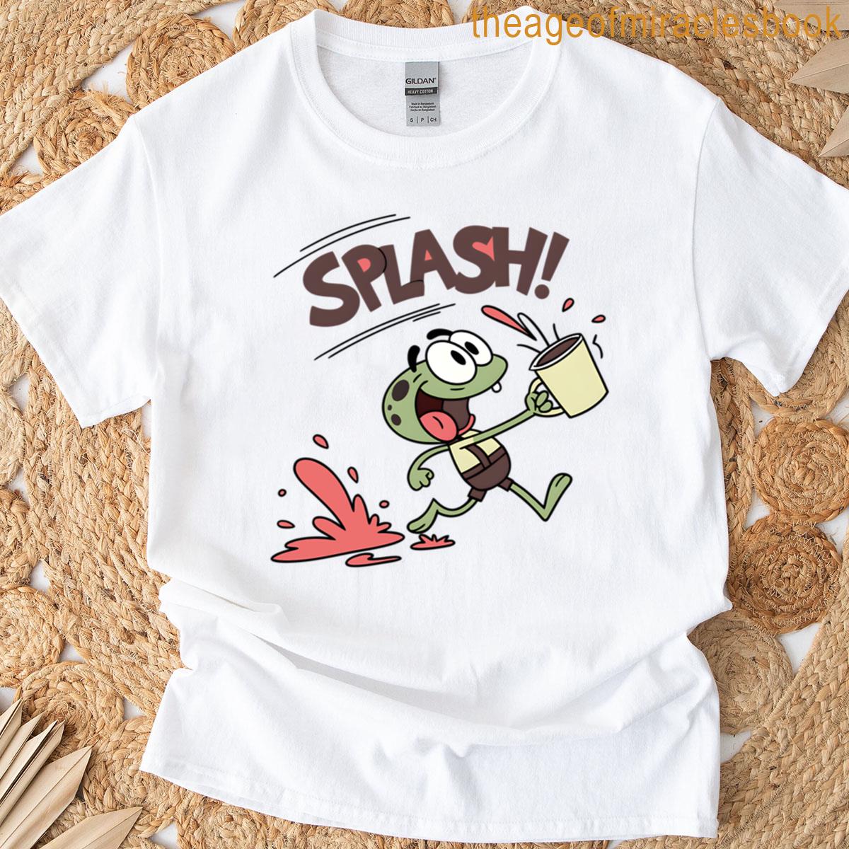 Excited Frog With Coffee Active T-shirt