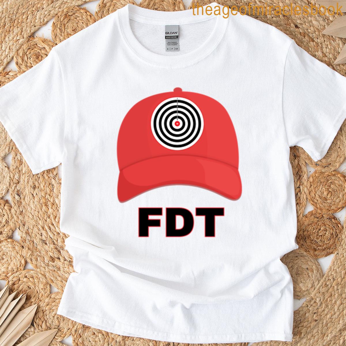 Fdt Red Hat Bulls Eye Target T-shirt