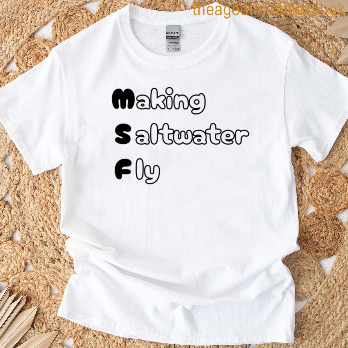 Funny Msf Chemical Engineering Acronym Pun Oversized T-shirt