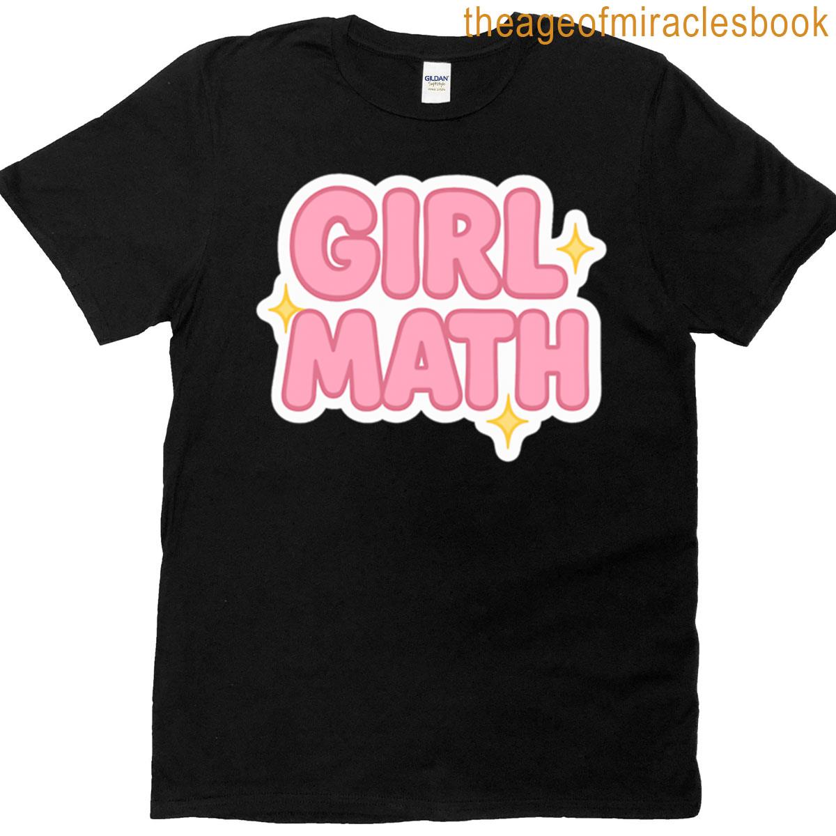 Girl Math Sticker T-shirt