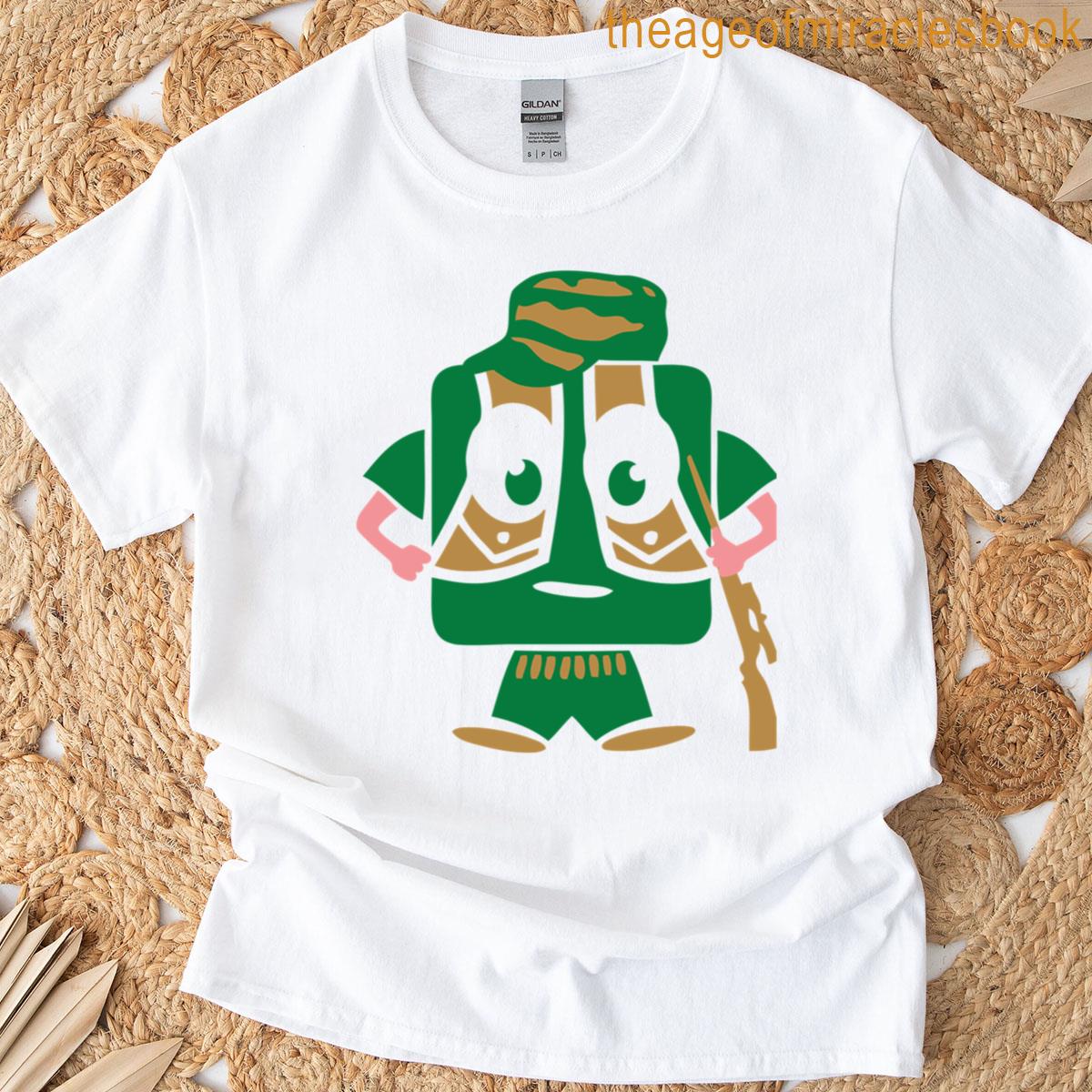 Hunter Funny Character Smiley Face T-shirt