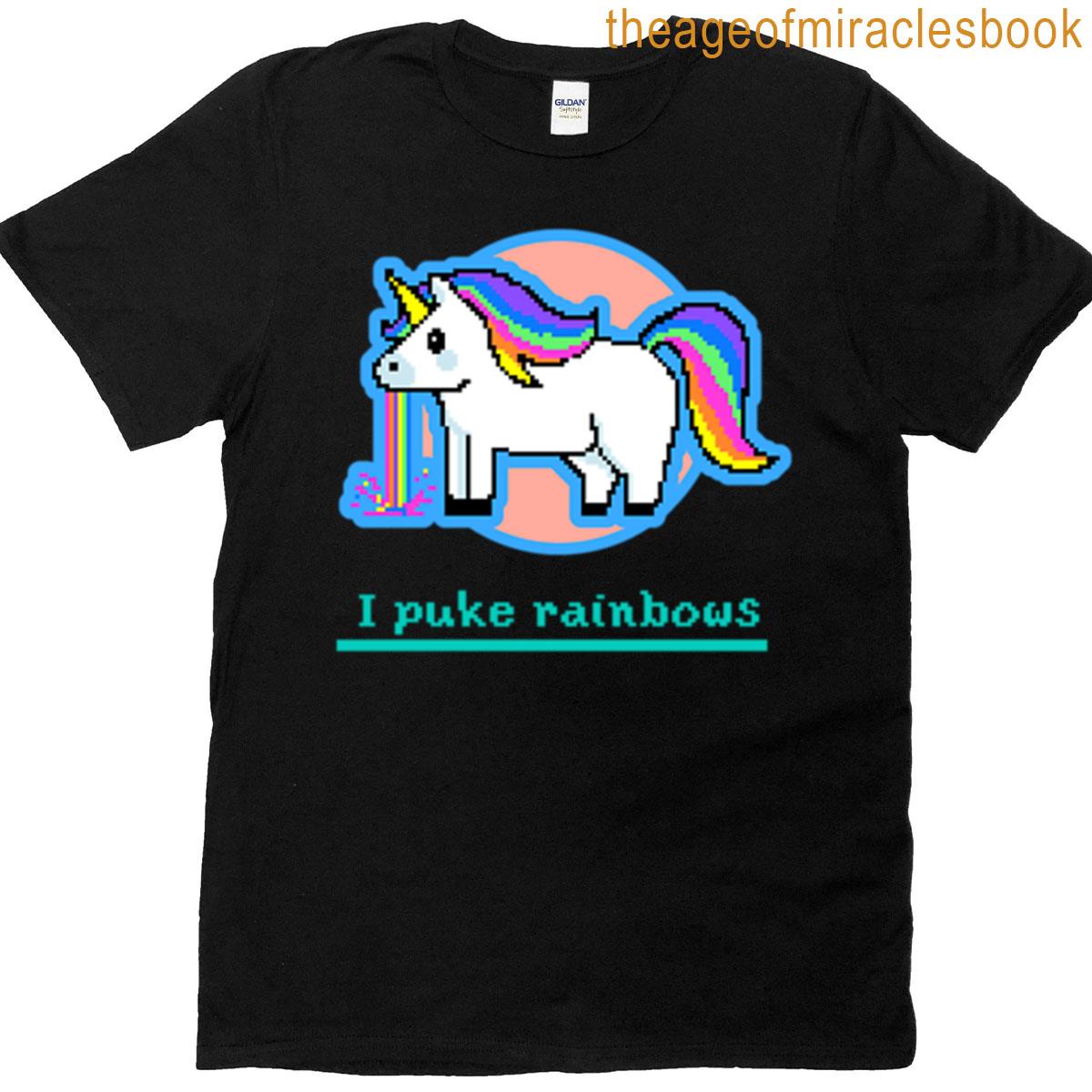 I Puke Rainbows Oversized T-shirt