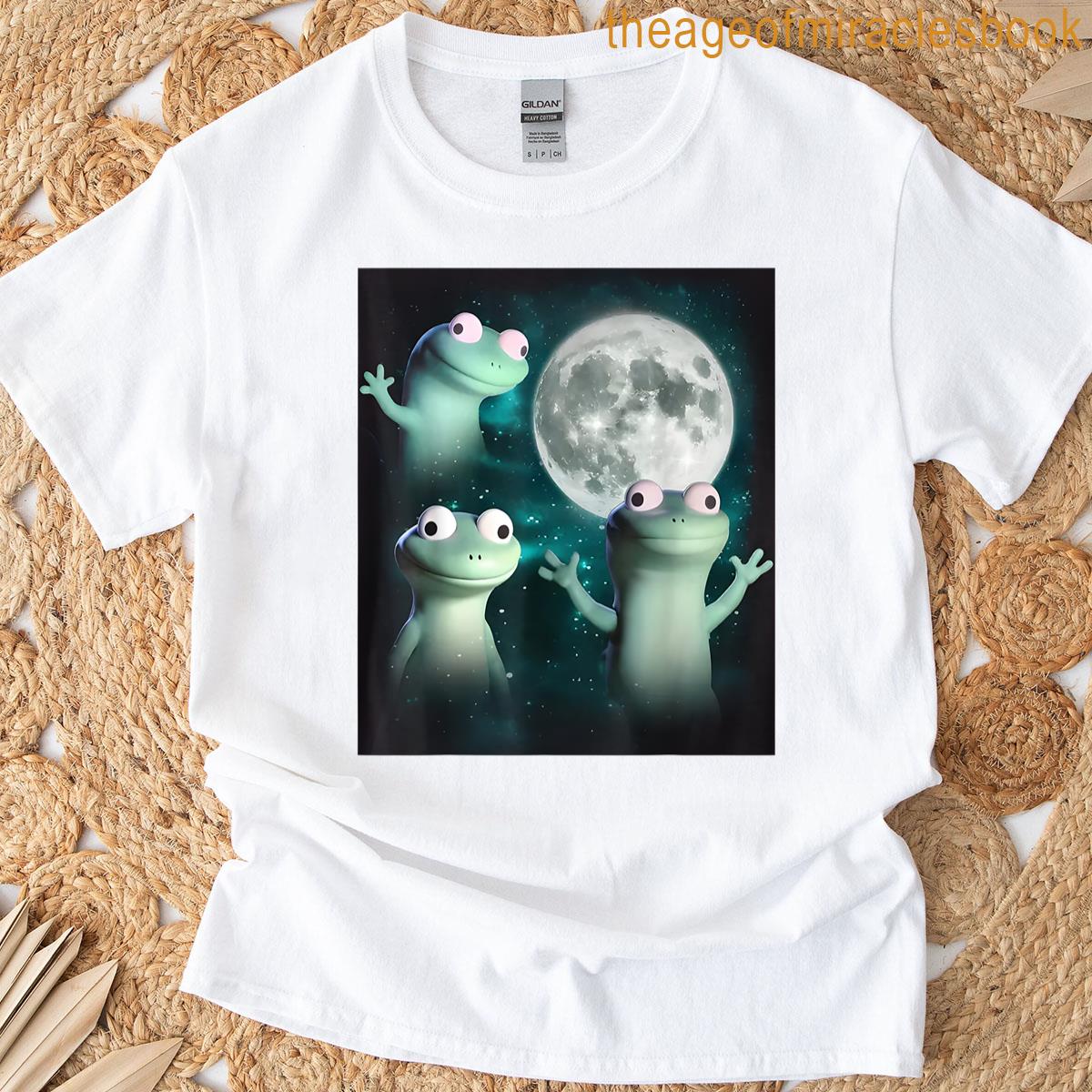 Lizard Lizard Lizard Funny Lizard Moon Trending Meme T-shirt