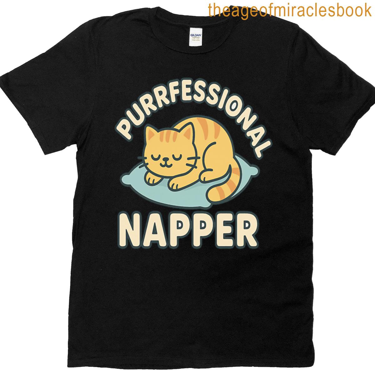 Purrfessional Napper T-shirt