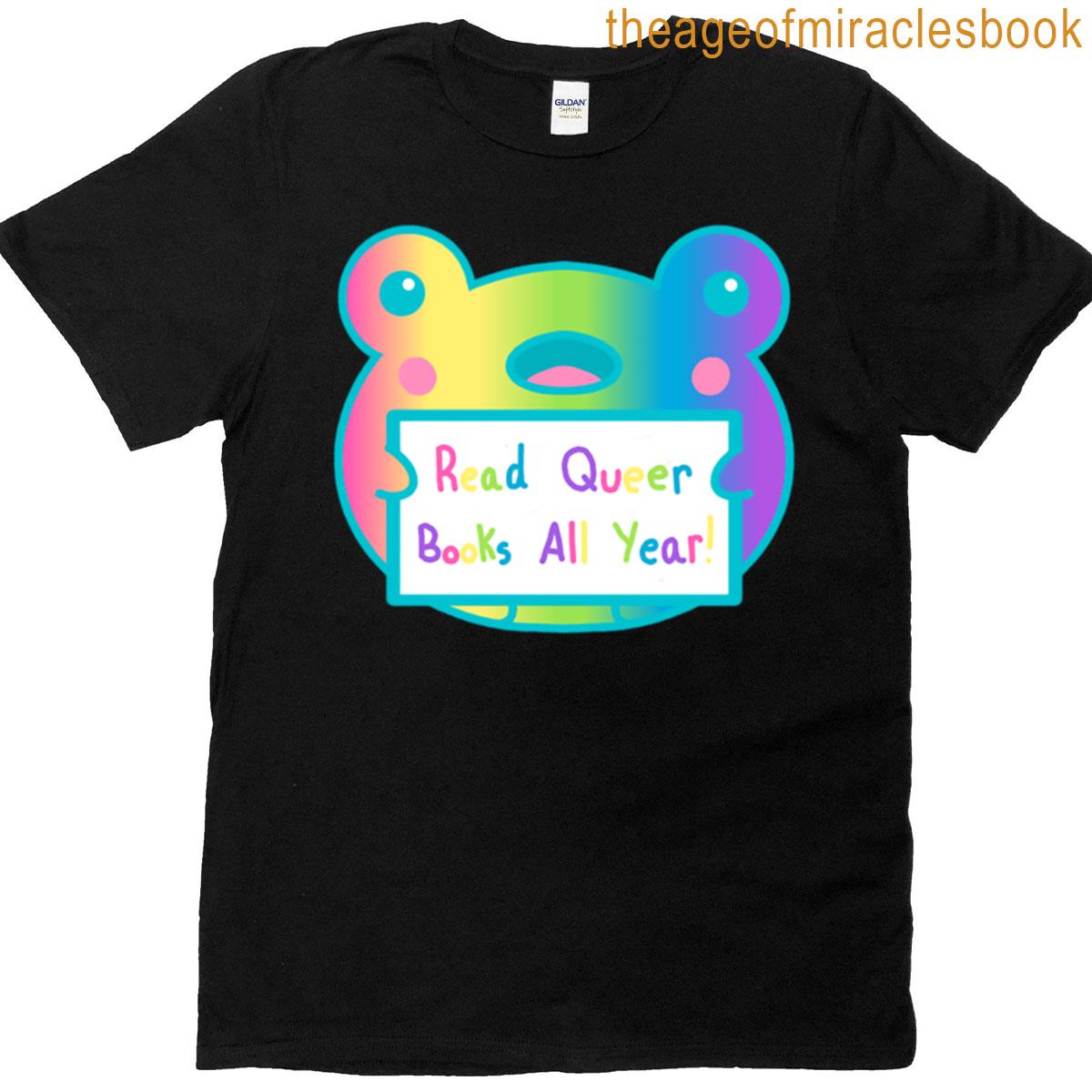Read Queer Froggie Colorful Oversized T-shirt