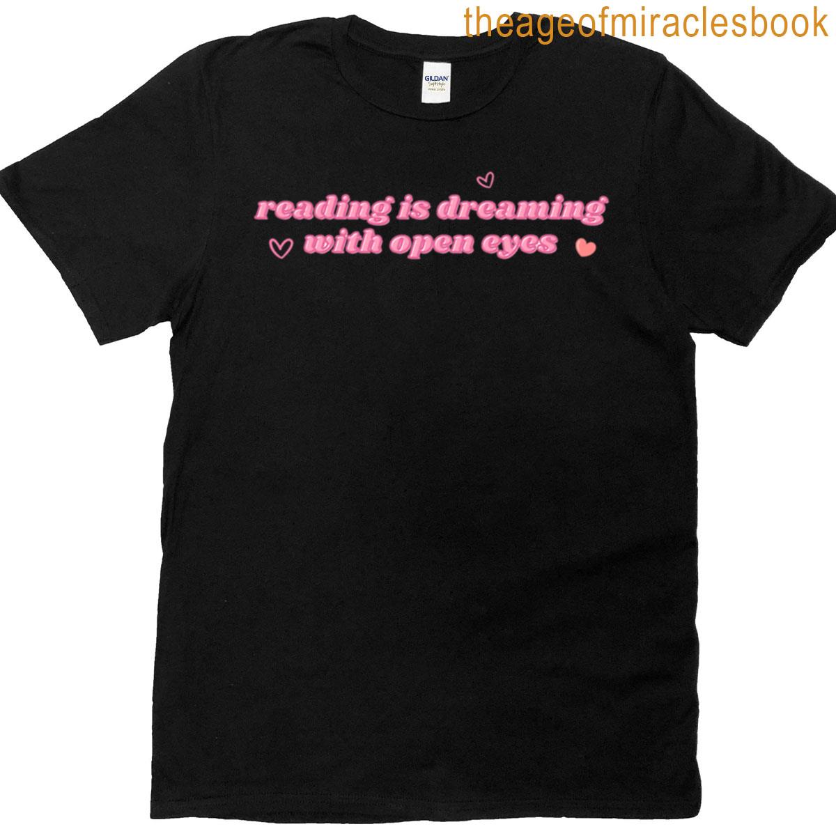 Reading Is Dreaming With Open Eyes Oversized T-shirt