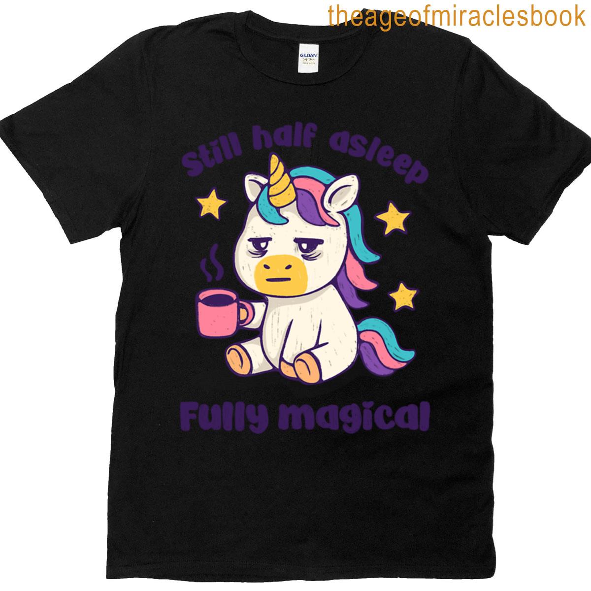 Still Half Asleep Fully Magical Boxy T-shirt