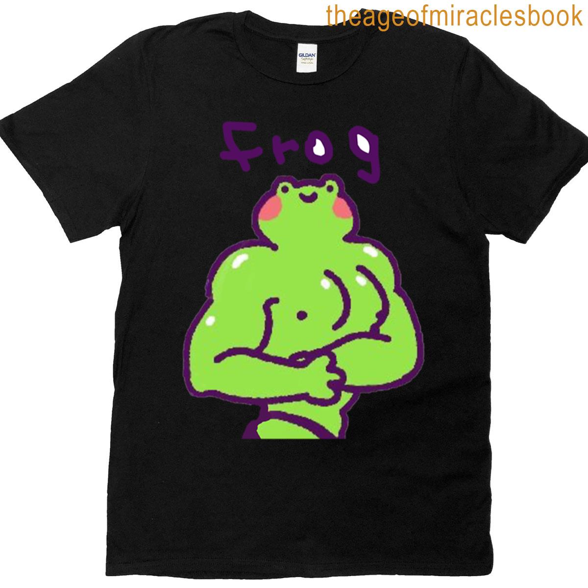 Strong Buff Frog Frog Power Oversized T-shirt