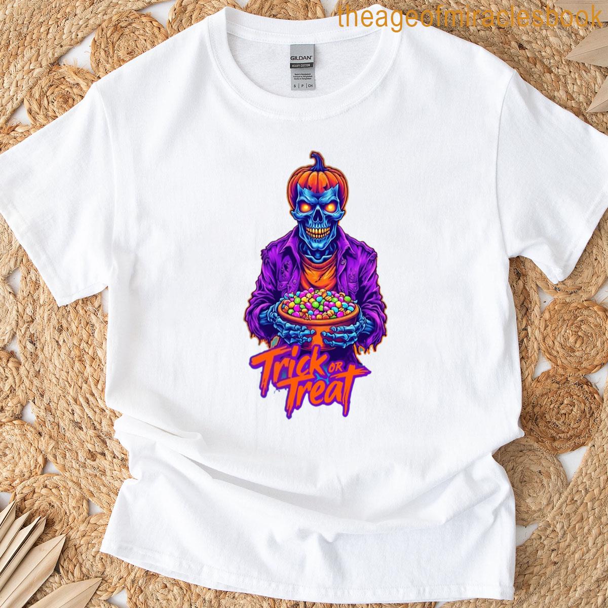 Trick Or Treat Monster Oversized T-shirt