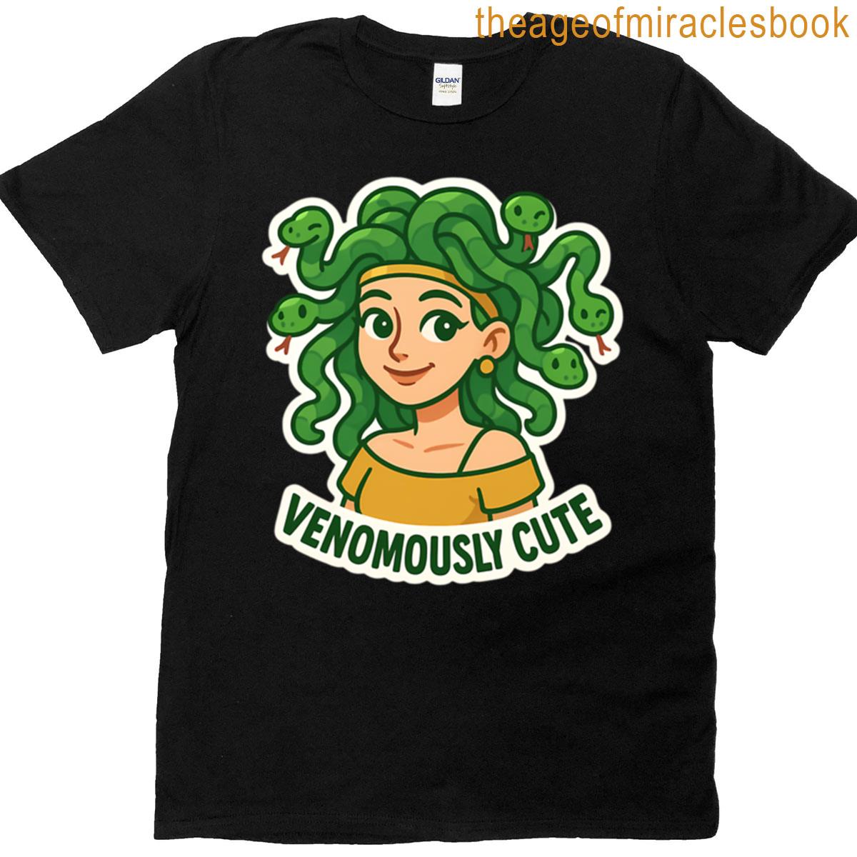 Venomously Cute Adorable Medusa T-shirt