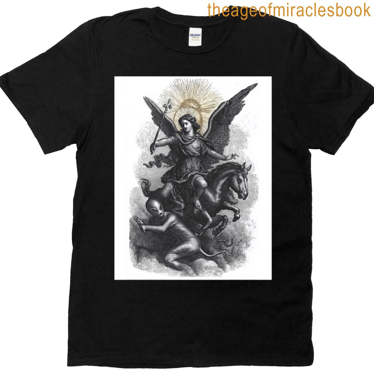 Archangel Michael Alien A Sci-fi Religious Parody T-shirt