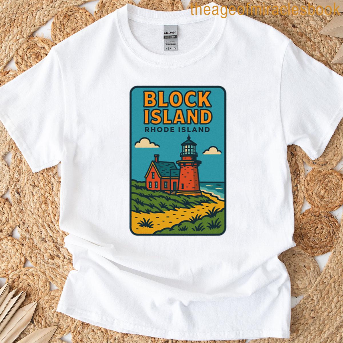 Block Island Rhode Island Decal T-shirt