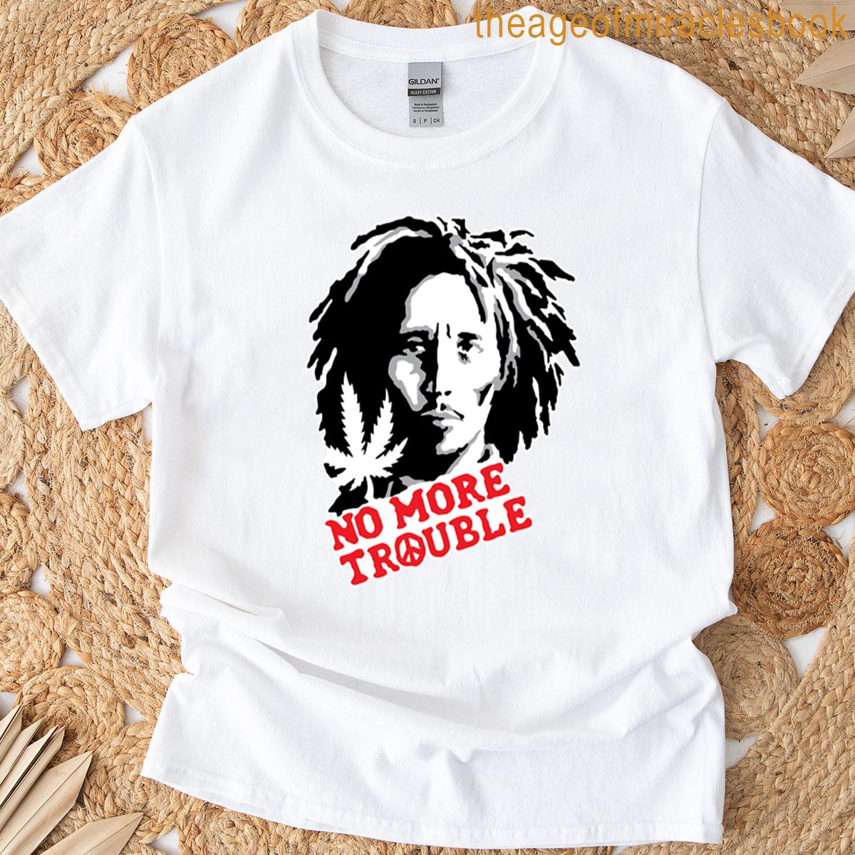 Bob Marley No More Trouble Graphic T-shirt