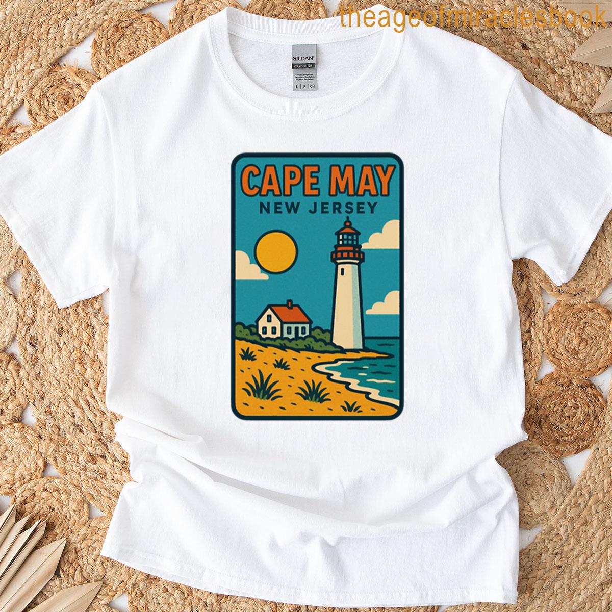 Cape May New Jersey Decal T-shirt