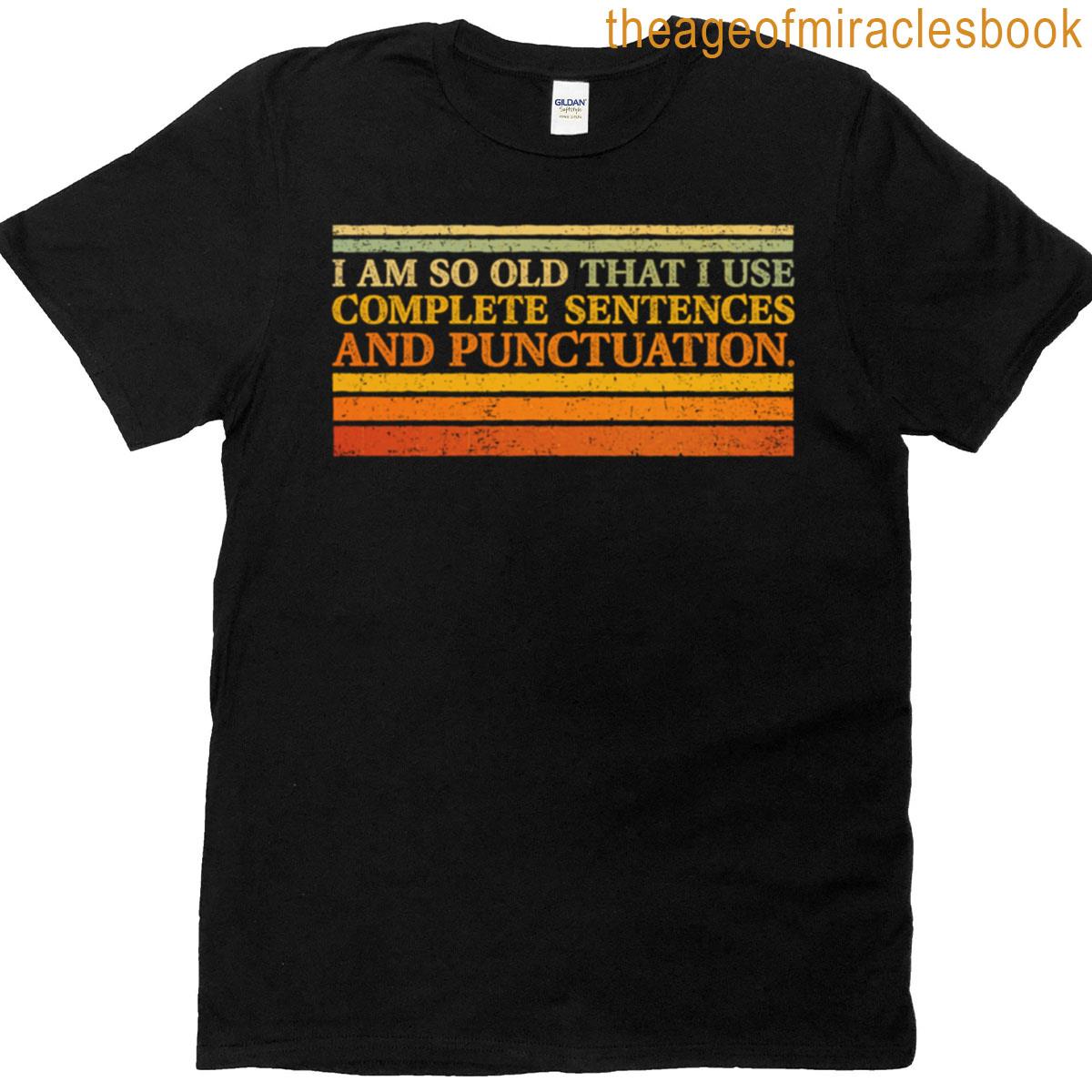 Complete Sentences And Punctuation Oversized T-shirt