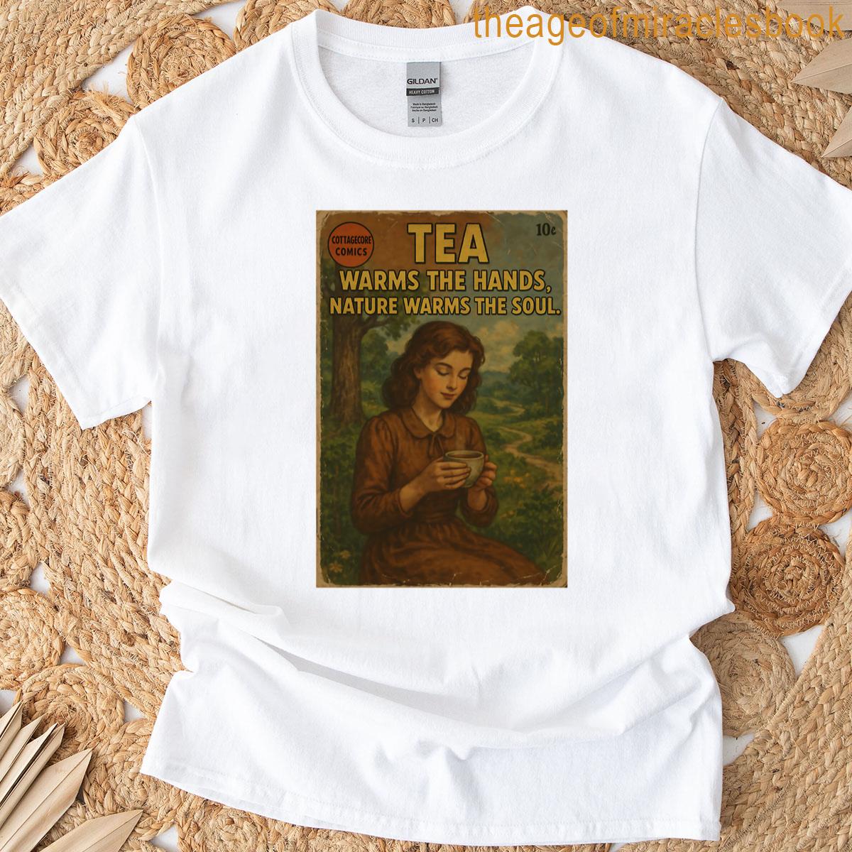 Cottagecore Aesthetic Warming Hands And Soul T-shirt