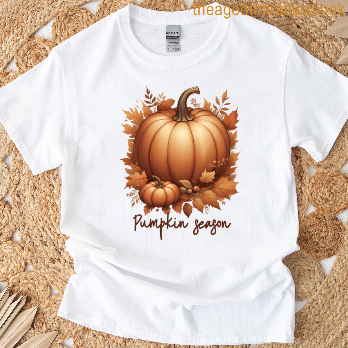 Elegant Pumpkin Season T-shirt
