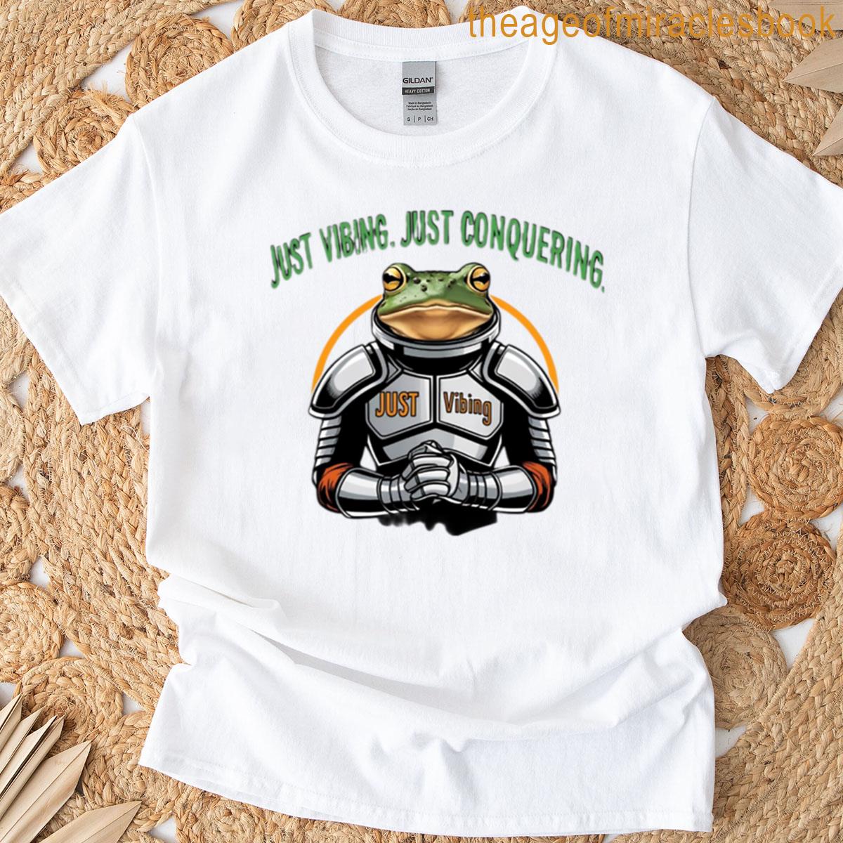 Frog Commander Chill Conquer T-shirt