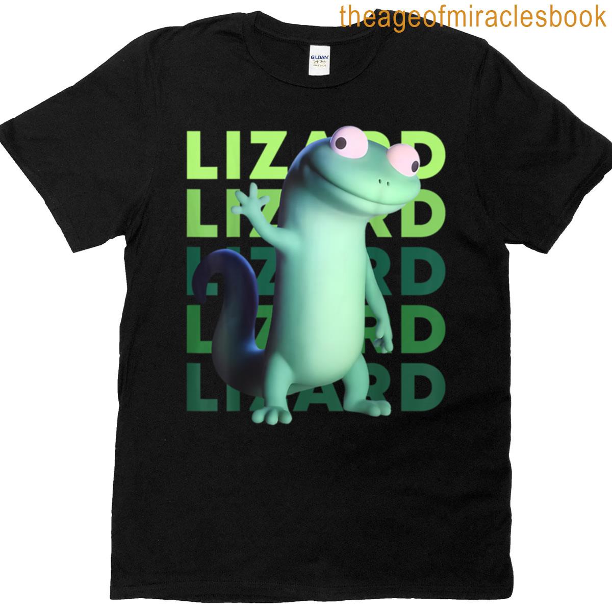 Funny Weirdcore Animal Lizard Lizard Lizard Meme – Derpy Lizard Button T-shirt