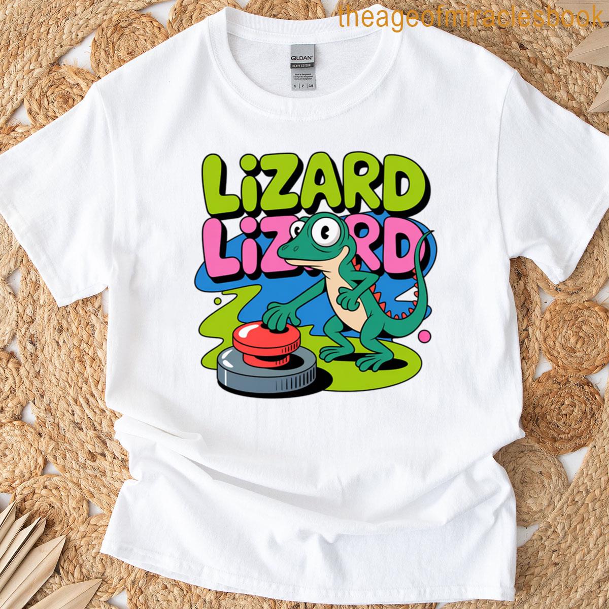 Funny Weirdcore Reptile Animal Lizard Meme Oversized T-shirt