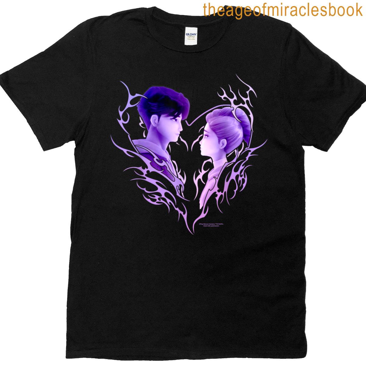 Jinu Rumi Retro Heart Portrait T-shirt