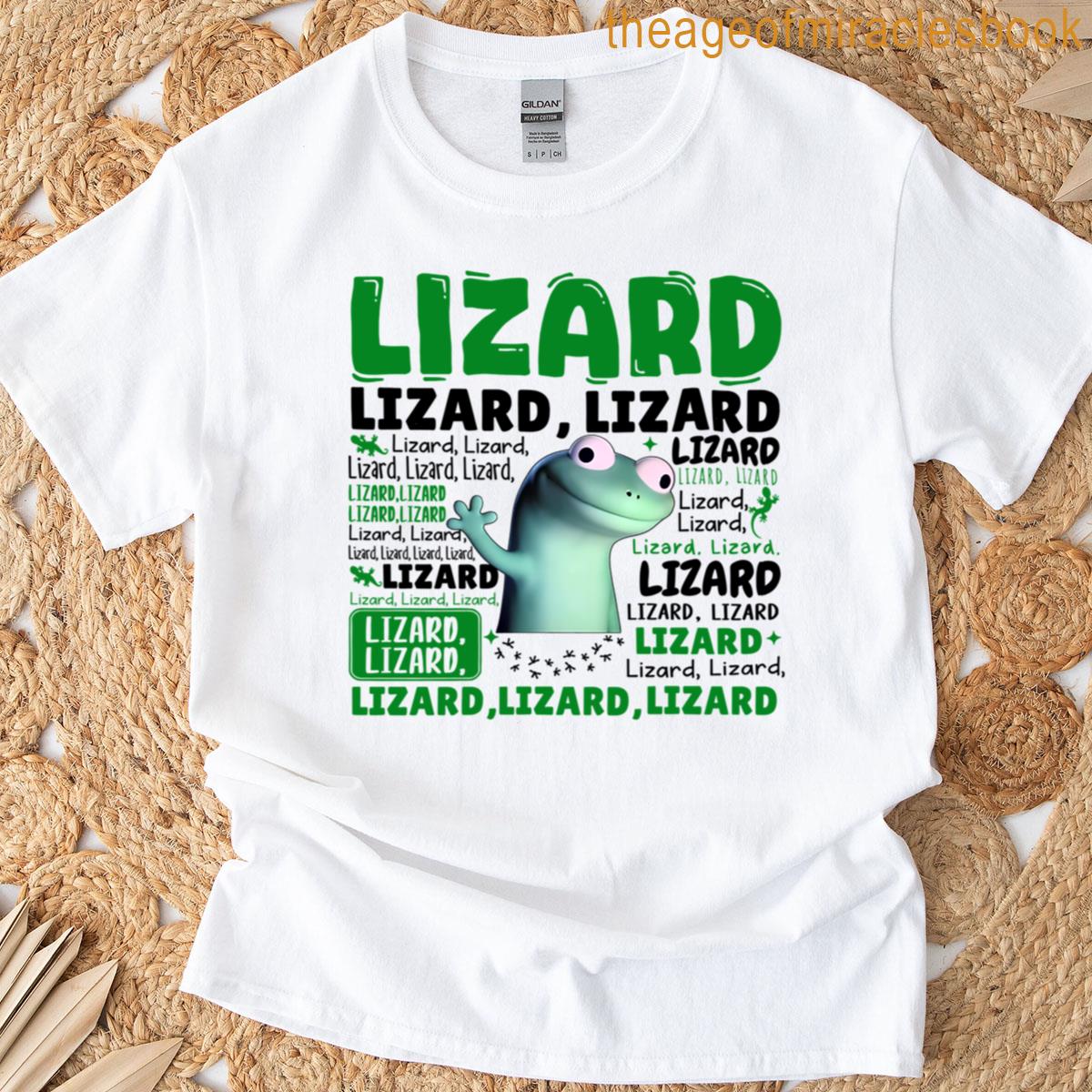 Lizard Lizard Lizard Meme Titok Viral Meme Lizard Lizard Button Meme T-shirt