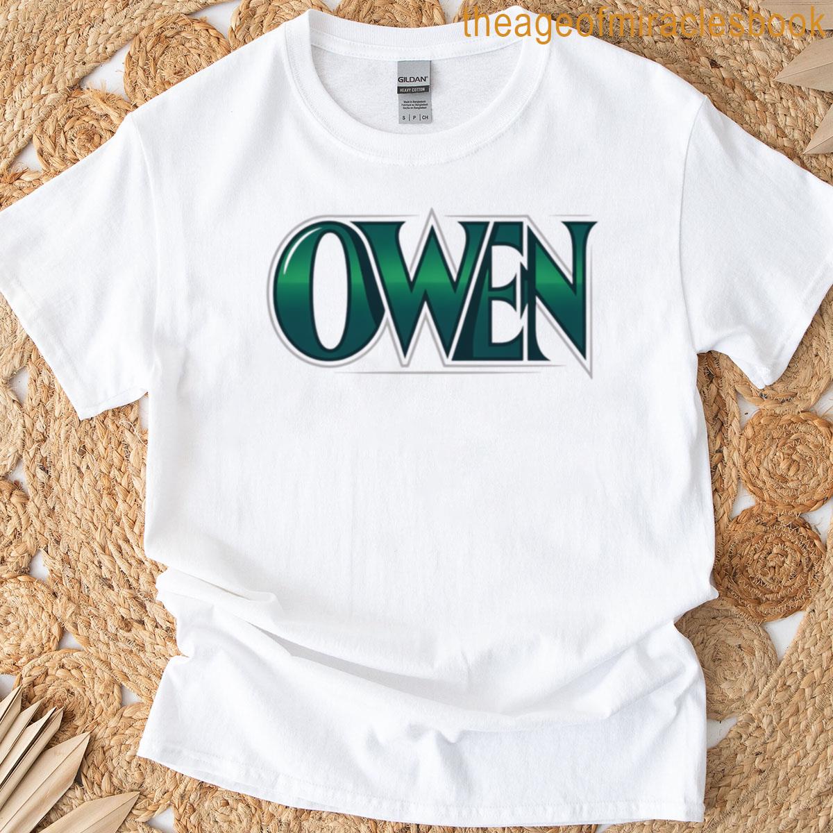Owen Retro Vintage Personalized Name Gift T-shirt