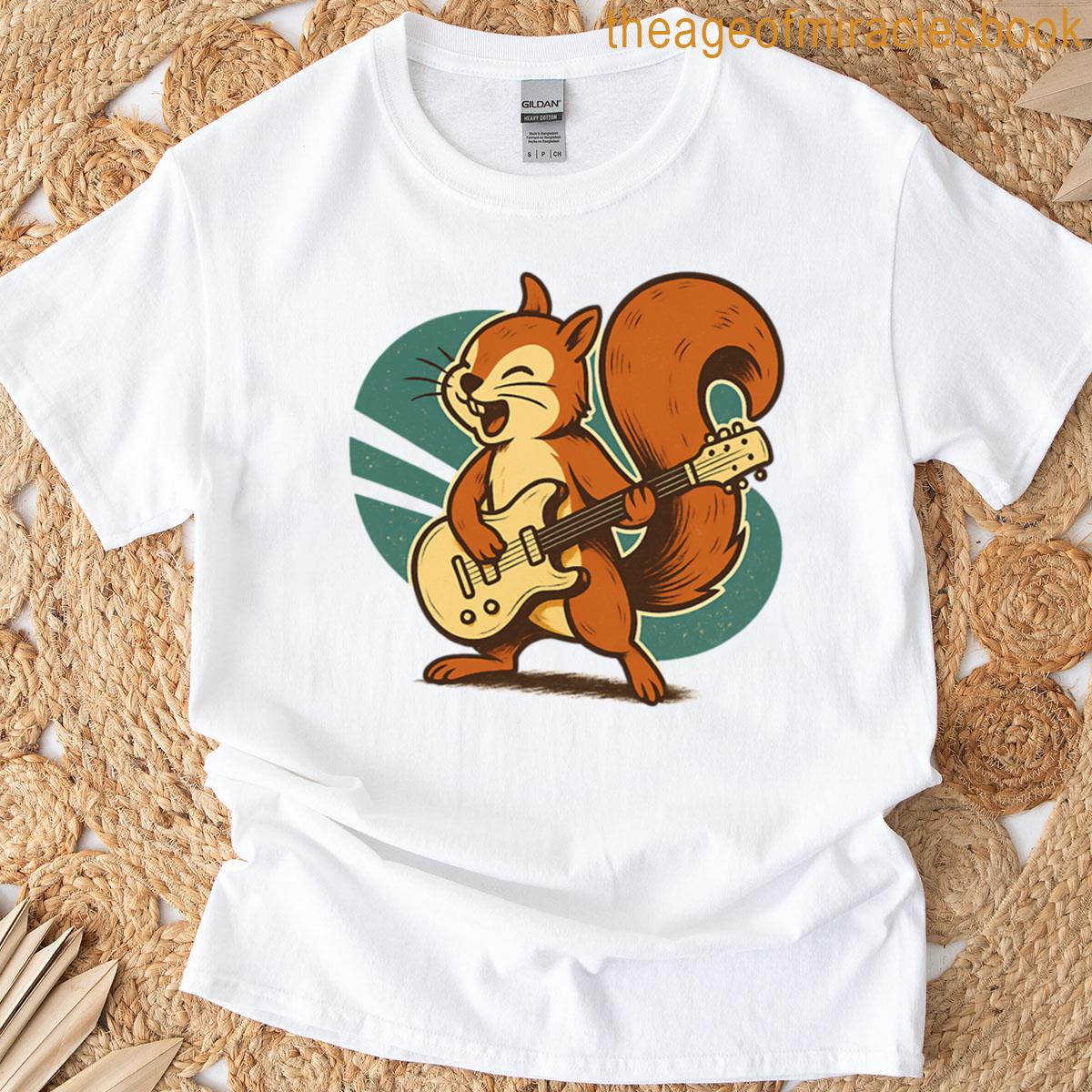 Rock N Roll Squirrel Oversized T-shirt
