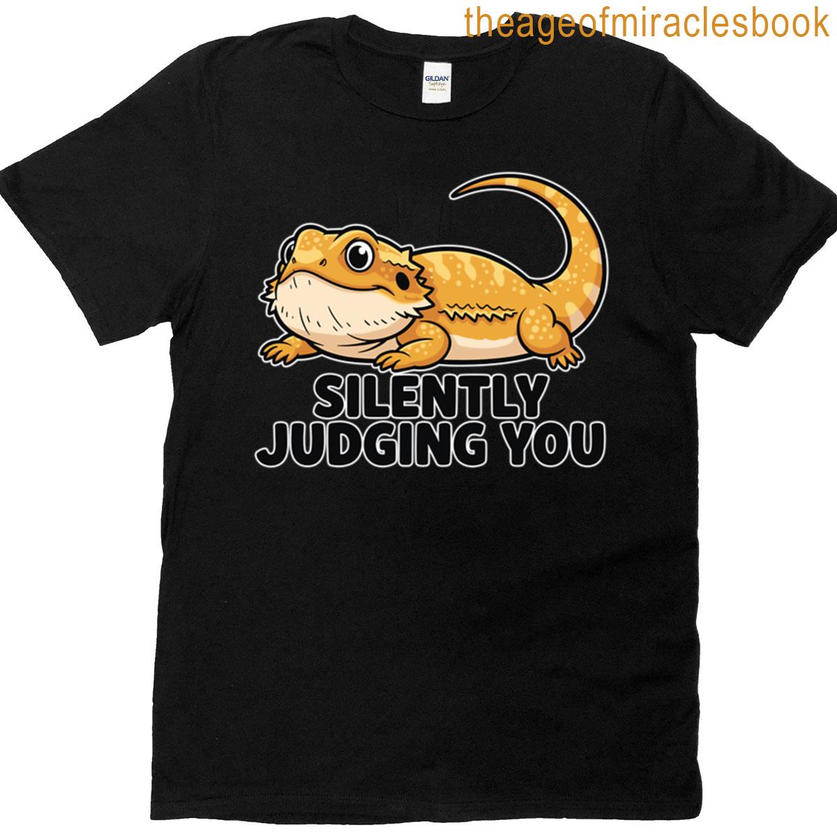 Silently Judging You – Cute Bearded Dragon T-shirt