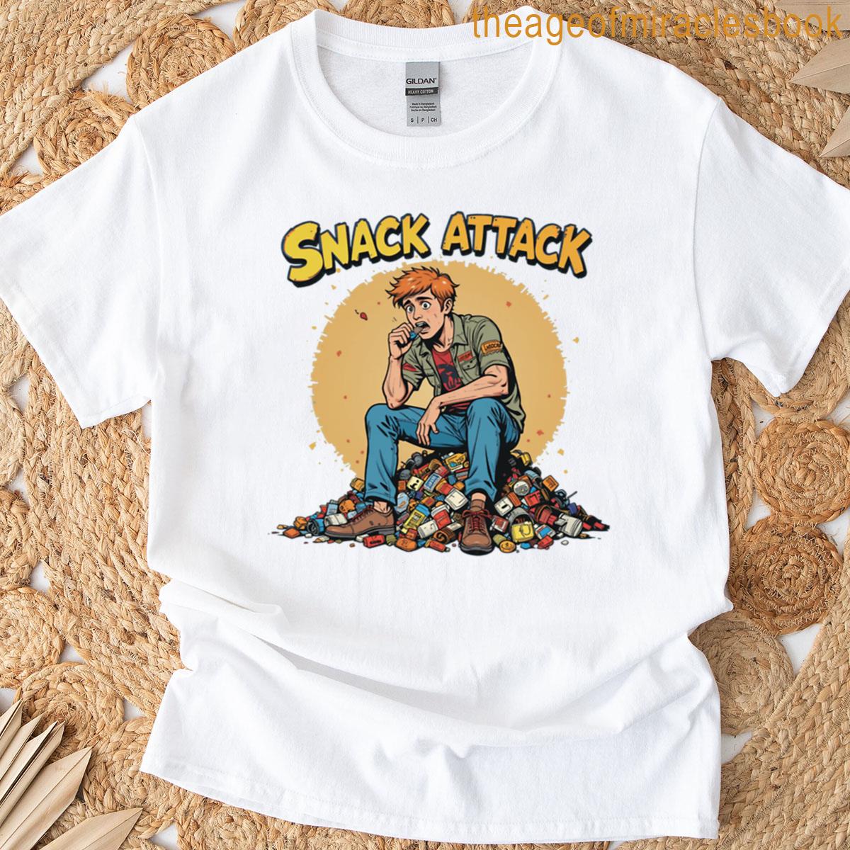 Snack Attack Retro Oversized T-shirt