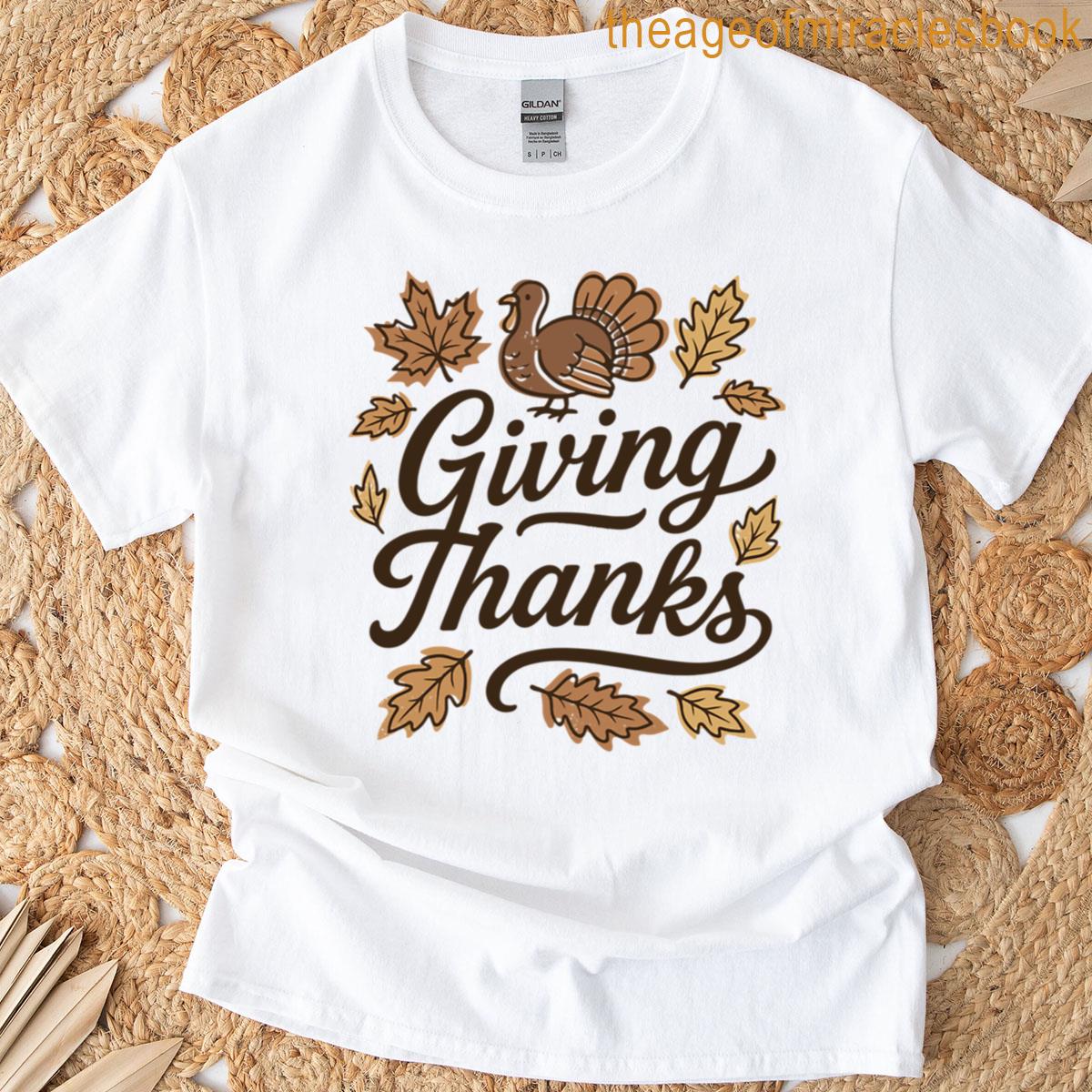 Vintage Giving Thanks Oversized T-shirt