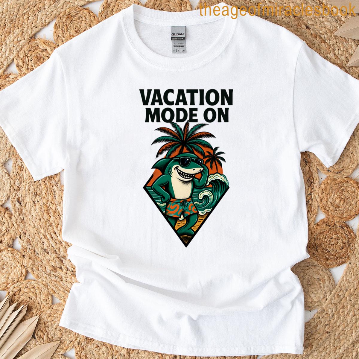 Vintage Summer Holiday – Shark T-shirt