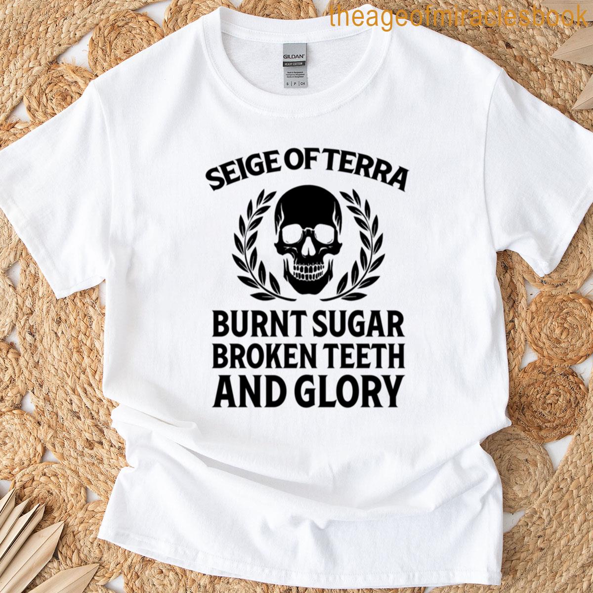 Burnt Sugar Broken Teeth And Glory Black Oversized T-shirt