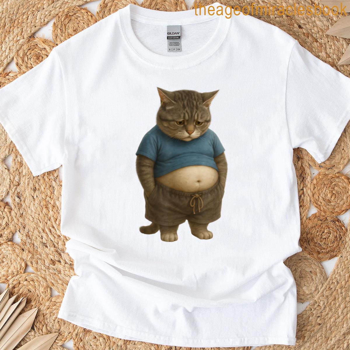 Cat Fat Funny Cat Cat Lover T-shirt