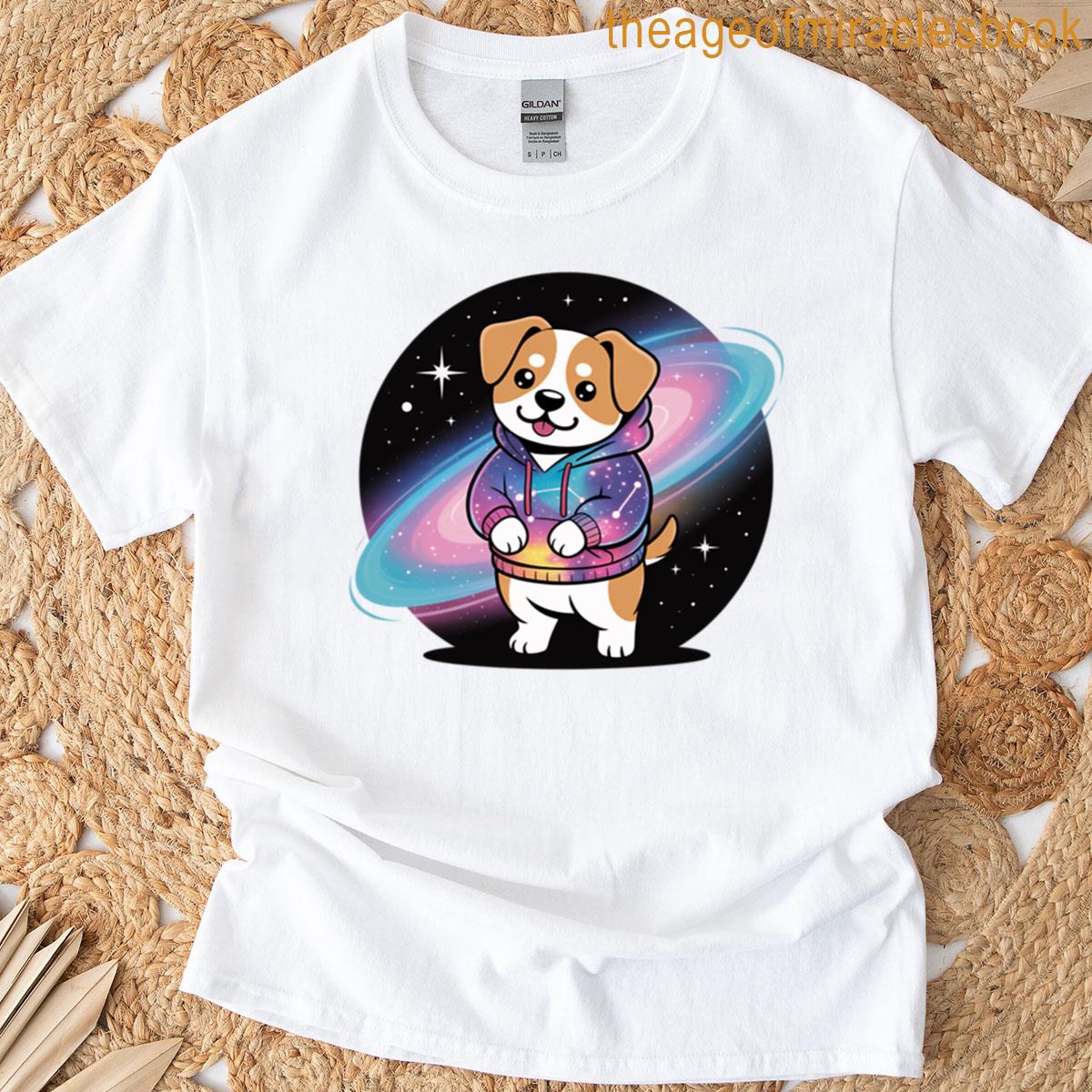 Chill Dog Meme Illustration Intergalactic Vibe T-shirt
