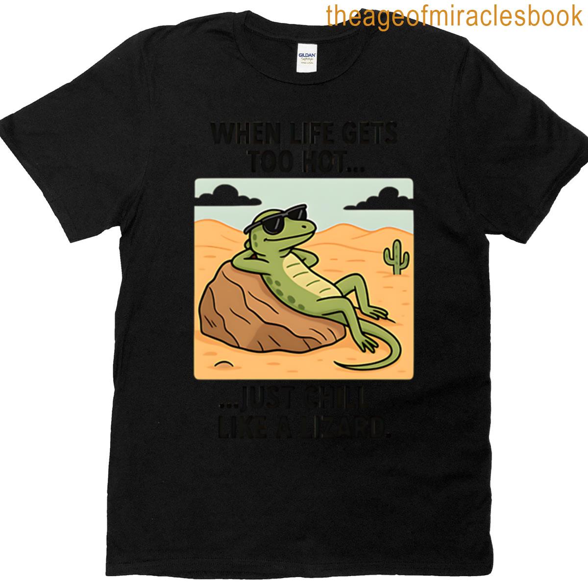 Chill Like A Lizard Oversized T-shirt