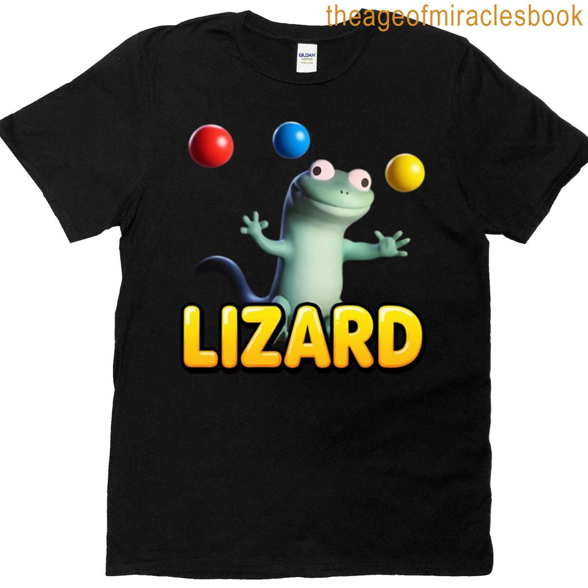 Elio Lizard Juggling Meme Official Design T-shirt