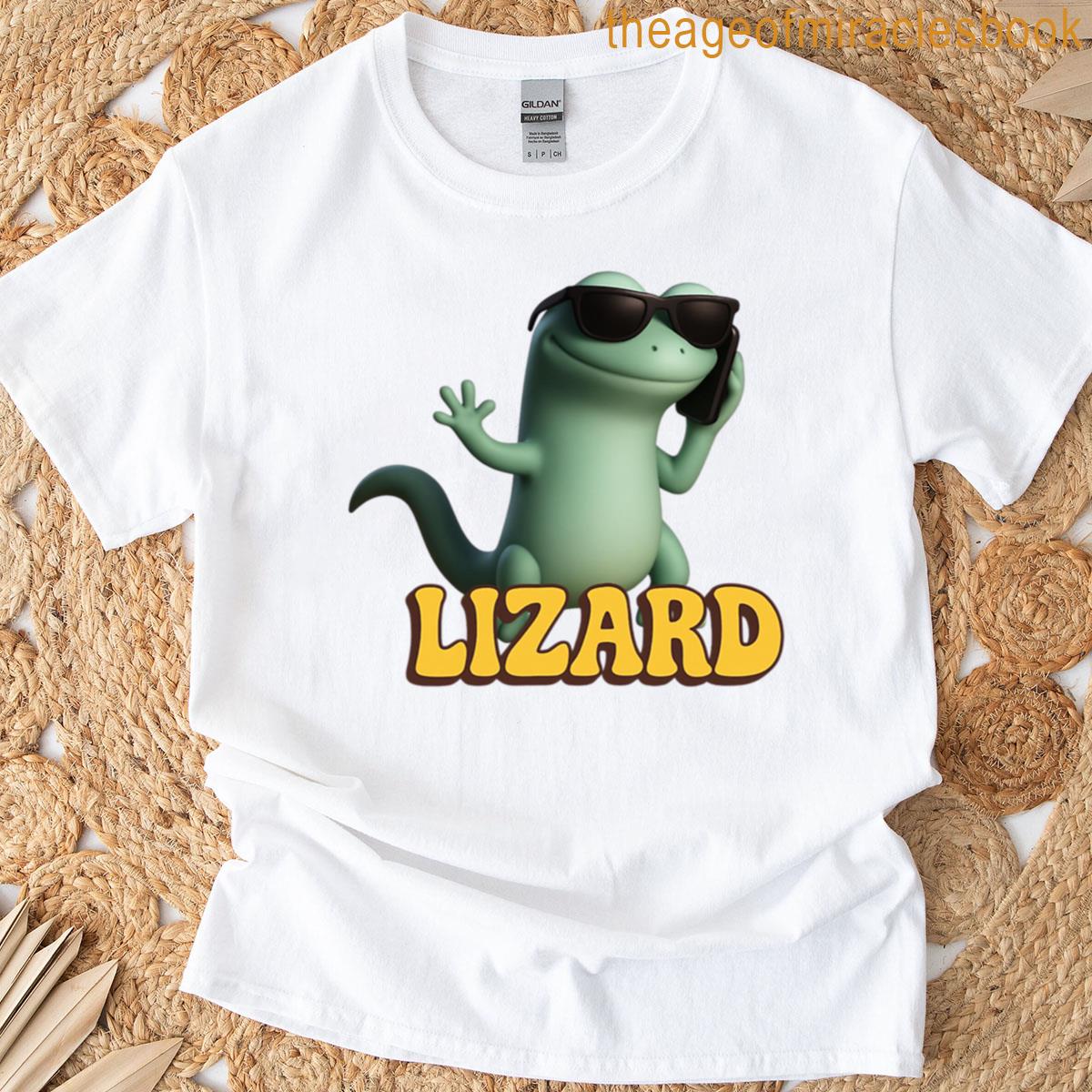 Elio Lizard Meme – Cool Green Guy Calling T-shirt
