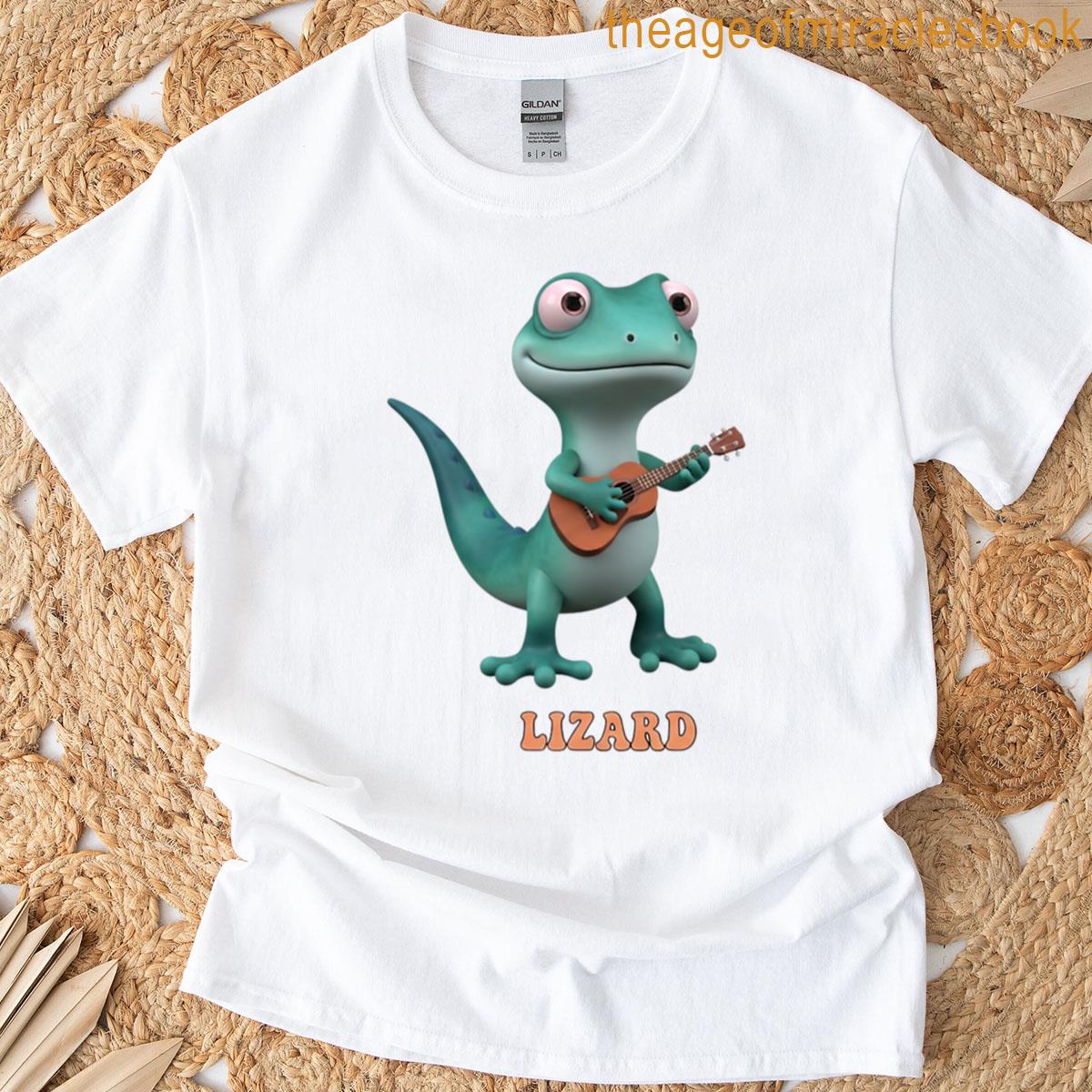 Elio Lizer Lizard Ukulele Meme T-shirt