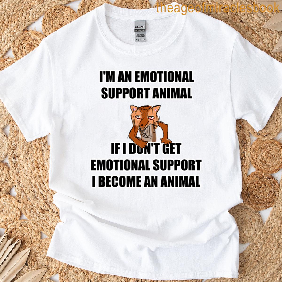 Emotional Support Animal Oversized T-shirt