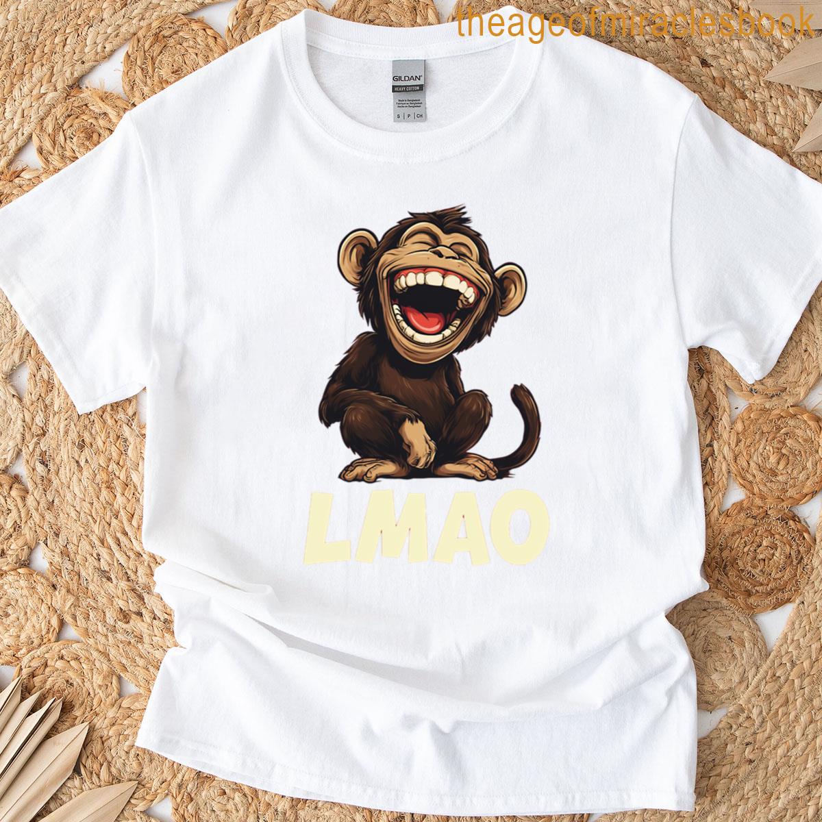 Funny Meme – Lmao – Laughing Monkey T-shirt