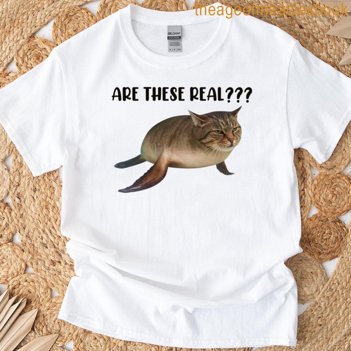 Funny Meowmaid Meme Cat Oversized T-shirt
