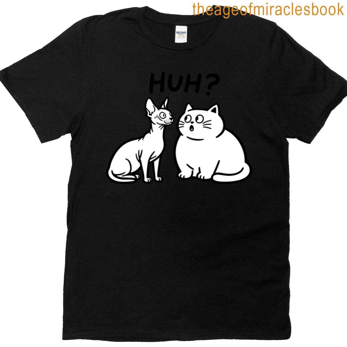 Huh Cat Chonky Meme – Two Cats T-shirt