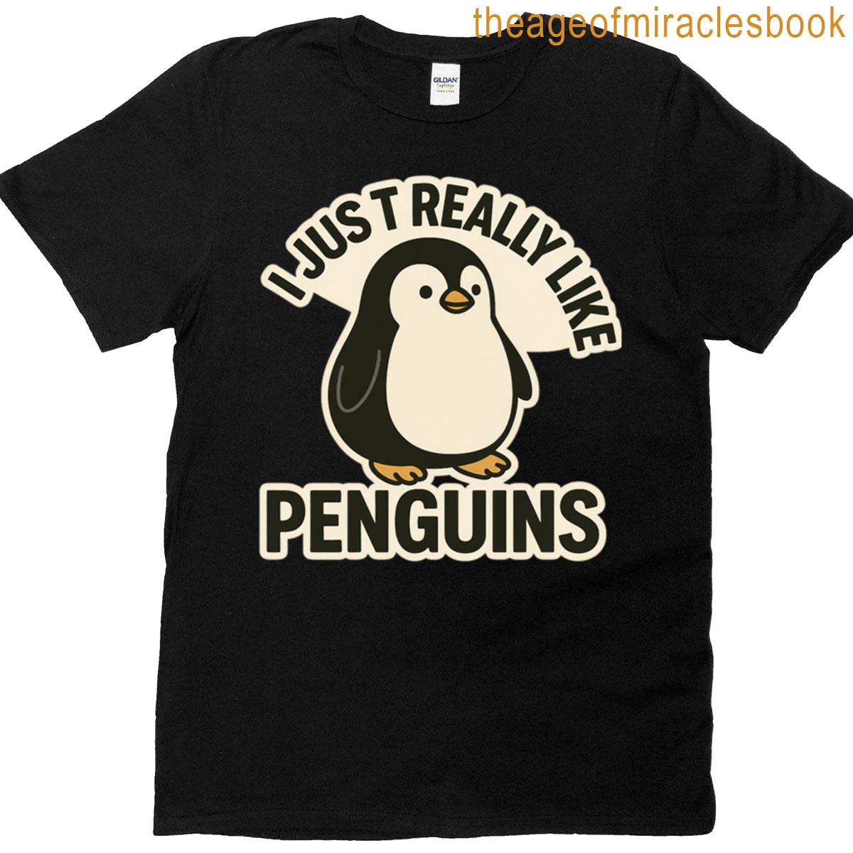 I Just Really Like Cute Penguins Premium T-shirt