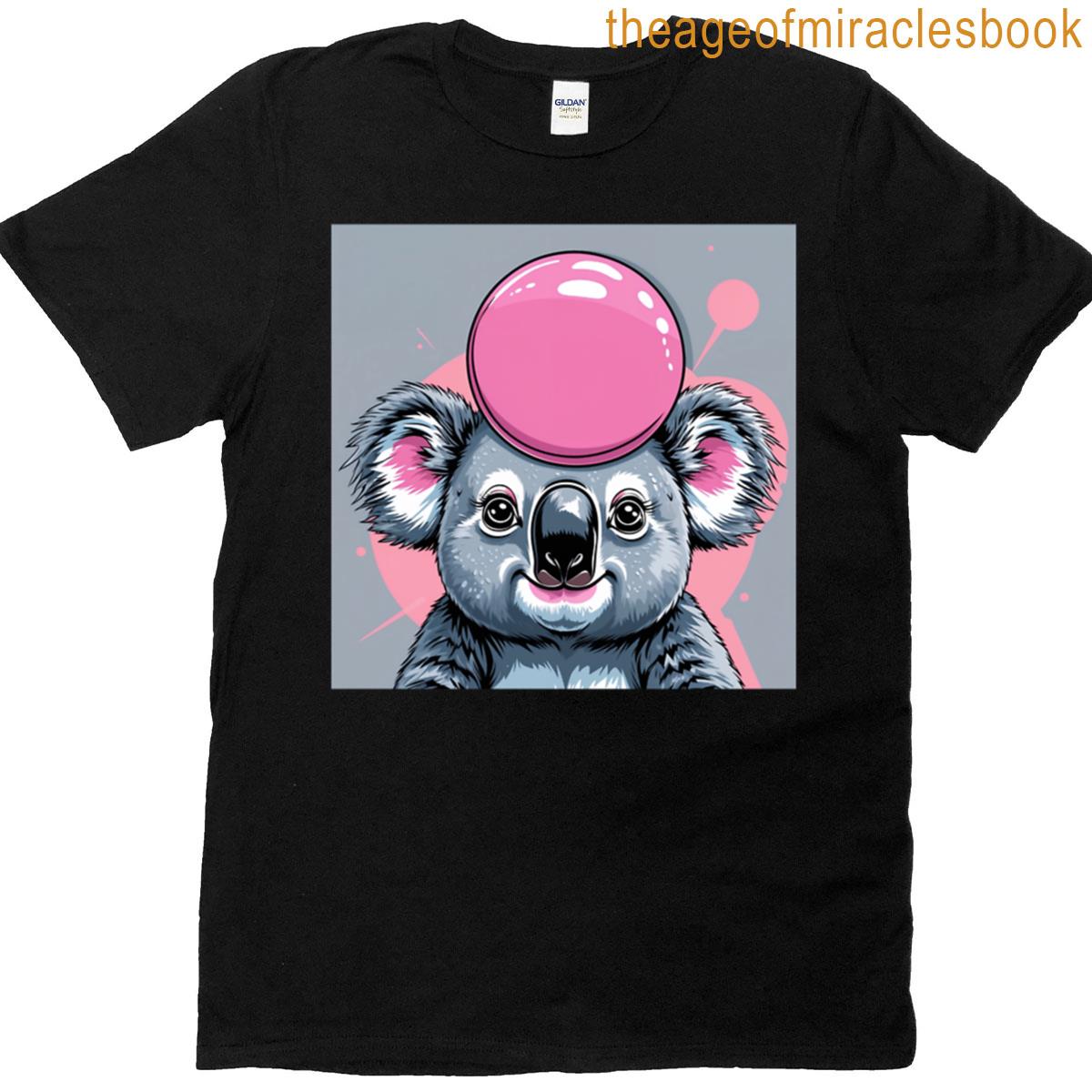 Koala With Bubblegum Face Oversized T-shirt