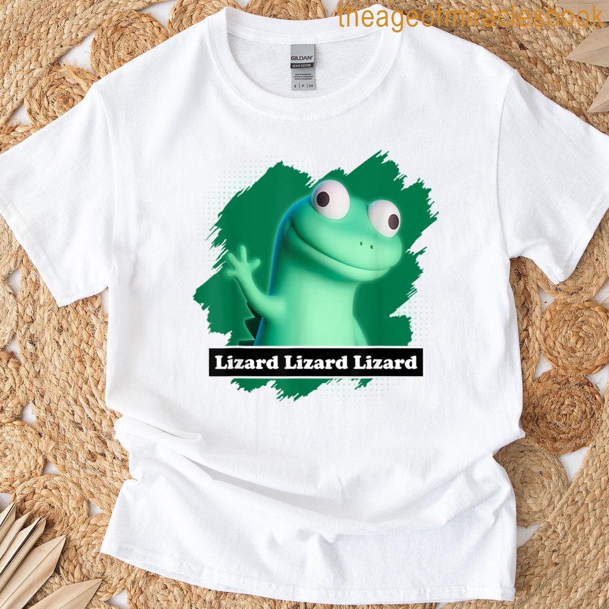 Lizard Lizard Lizard Elio Meme Funny Design T-shirt