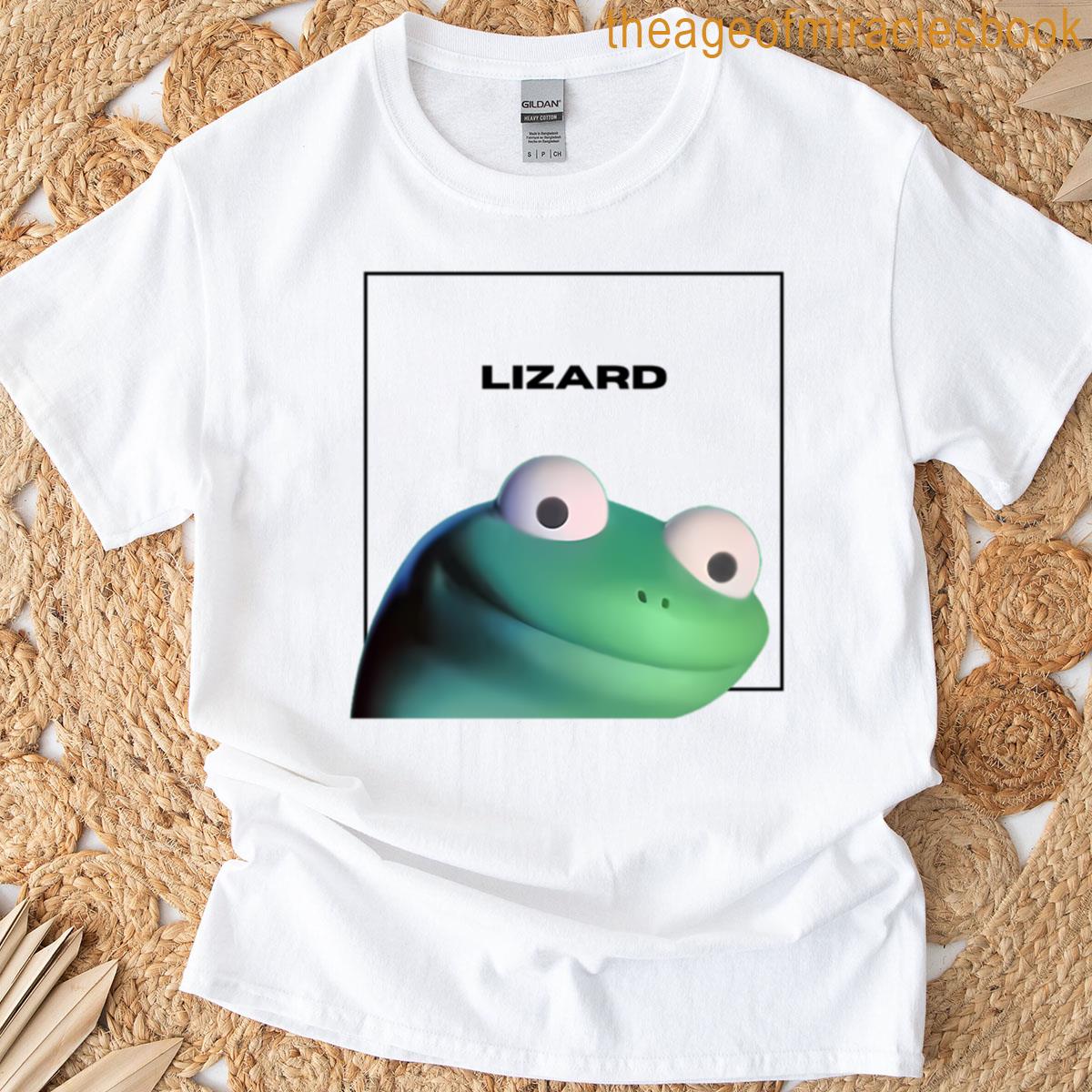 Lizard Lizard Lizard Funny Elio-inspired Meme T-shirt