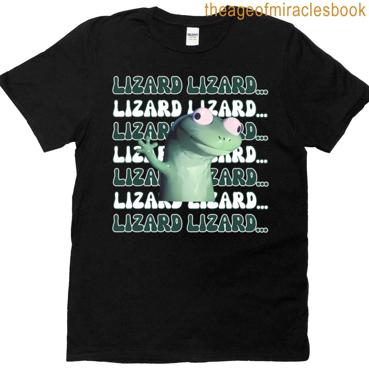 Lizard Lizard Lizard Meme Tiktok Viral Meme Oversized T-shirt