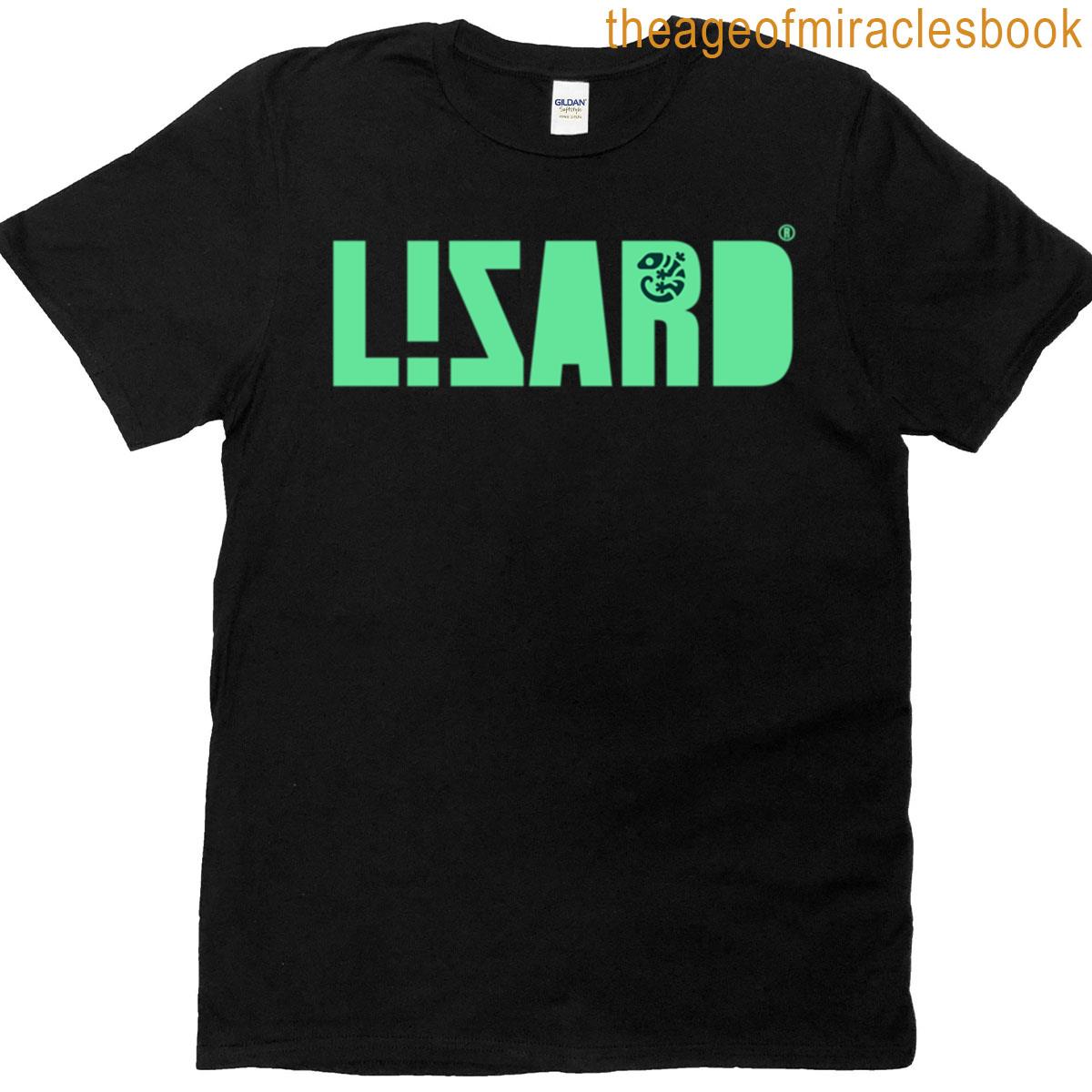 Lizard Meme Animal Text T-shirt